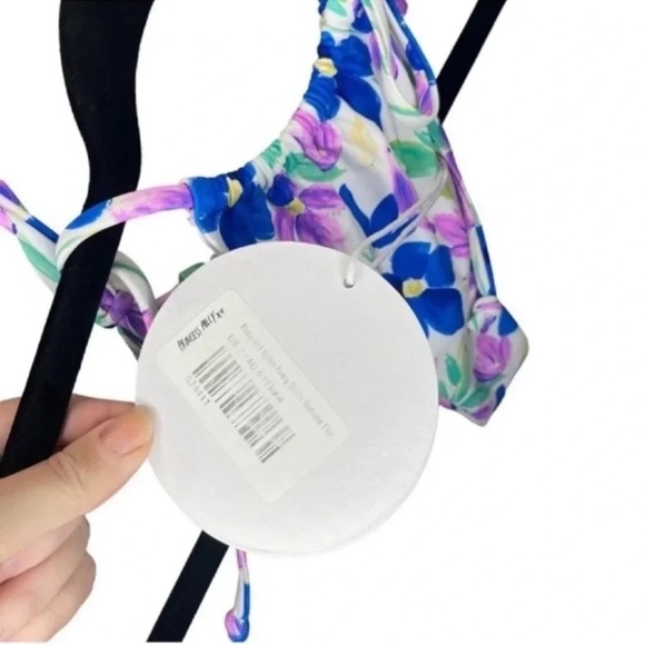 PRINCESS POLLY Recycled Nylon Avery Bikini Bottoms Flor Size 2 - Picture 4 of 6